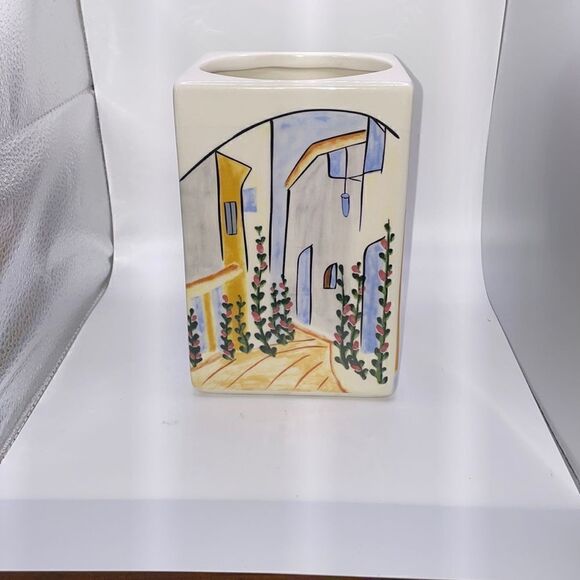 Boston Warehouse Trading Corp. Vintage Colorful Ceramic Bistro Kitchen Canister - Picture 11 of 16